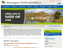 Tablet Screenshot of portabohemica.cz